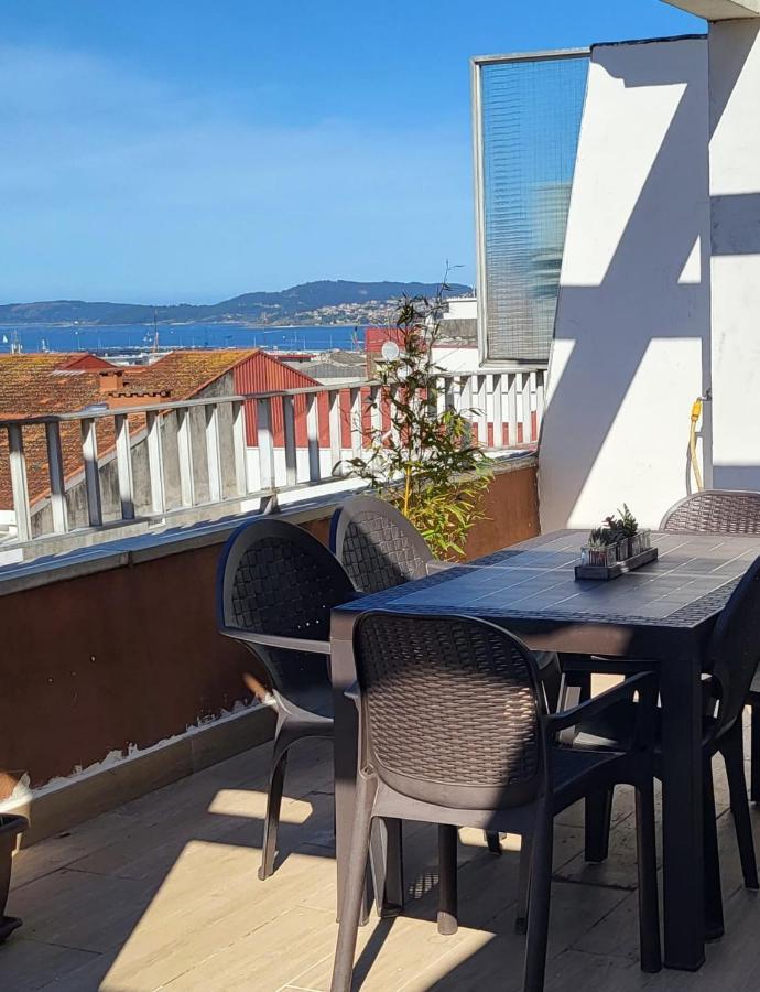 Appartamento Atico Con Terraza Vigo Esterno foto